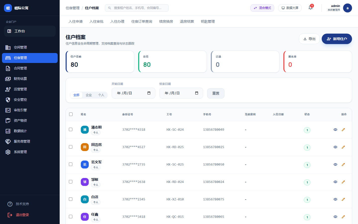 AI 医疗预警 — 住户健康档案管理